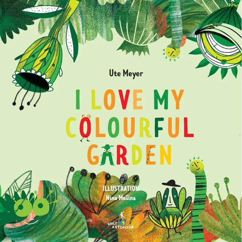 I Love My Colourful Garden — cover